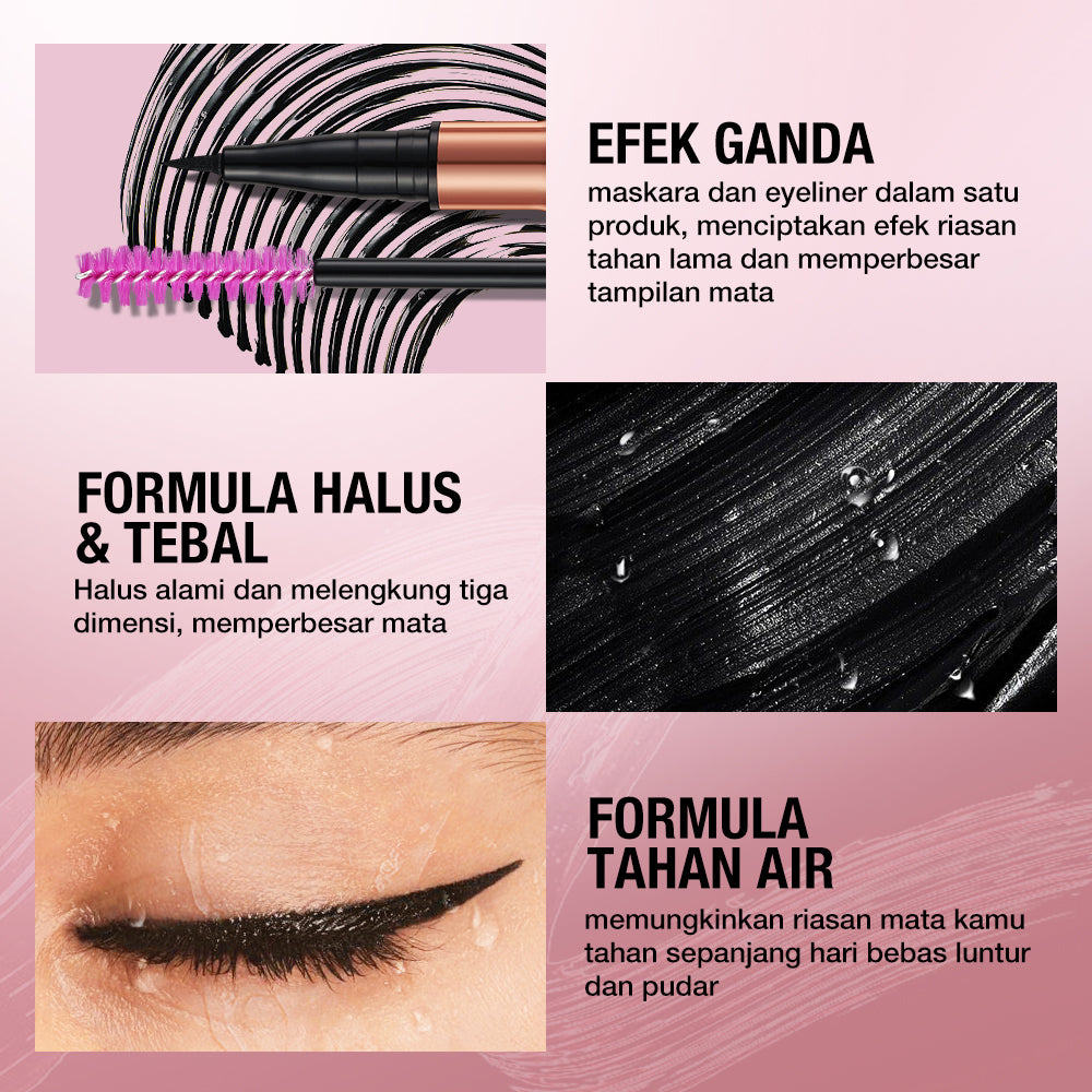 2 In 1 Charming Eye Eyeliner Mascara