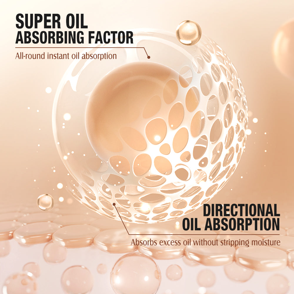 Oil Control Matte Three Grid Filter Loose Powder