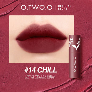Two Piece Lip Glaze Set Ultra Stay Lolepop Matte Lipstick Lipcream & Velvet Matte Liptint Lip & Cheek Mud