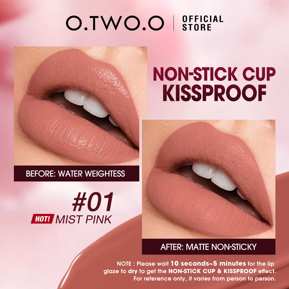 Two Piece Lip Glaze Set Ultra Stay Lolepop Matte Lipstick Lipcream & Velvet Matte Liptint Lip & Cheek Mud