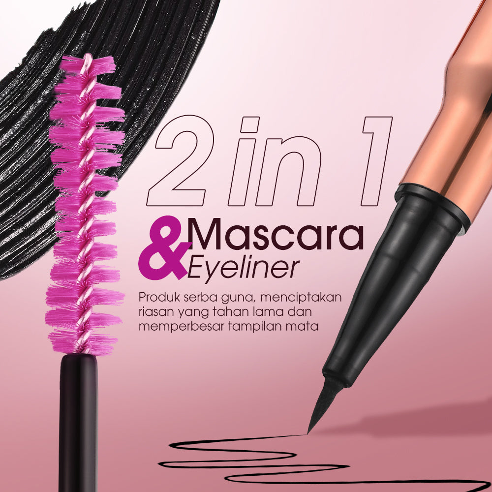 2 In 1 Charming Eye Eyeliner Mascara