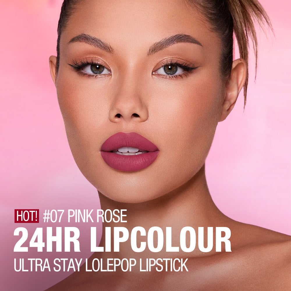 Two Piece Lip Glaze Set Ultra Stay Lolepop Matte Lipstick Lipcream & Velvet Matte Liptint Lip & Cheek Mud