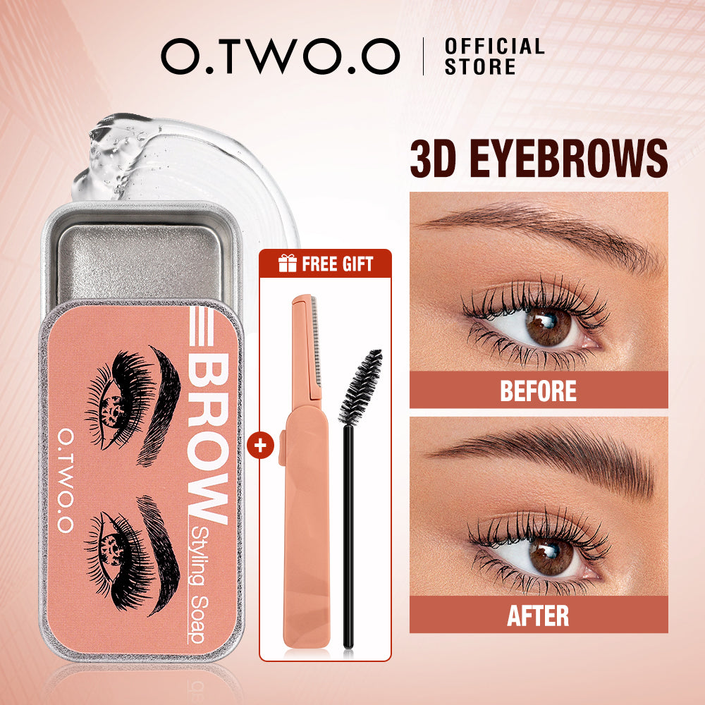 3 buah/set Eyeliner + Maskara + Gel Sabun Alis