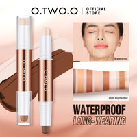 Highlight Contour Stick With Sponge Puff