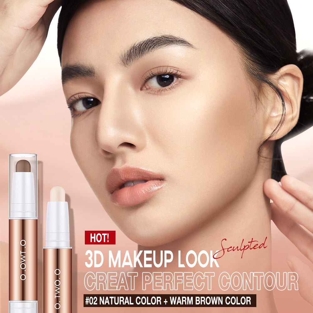 Highlight Contour Stick With Sponge Puff