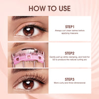 Pink Comb Eyelash Curler