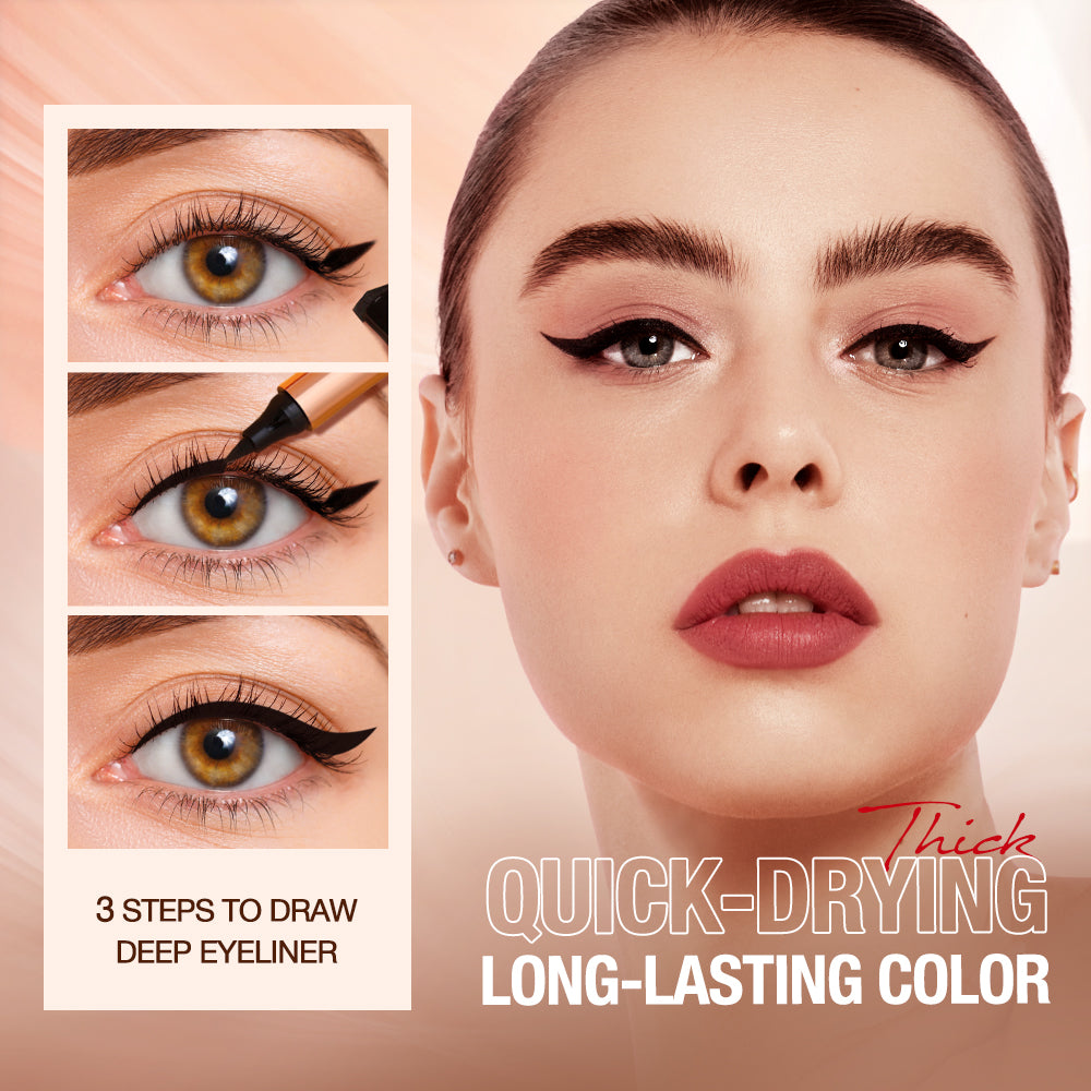 2 In 1 Eyeliner Black +Eyelash Curler
