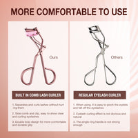 Pink Comb Eyelash Curler