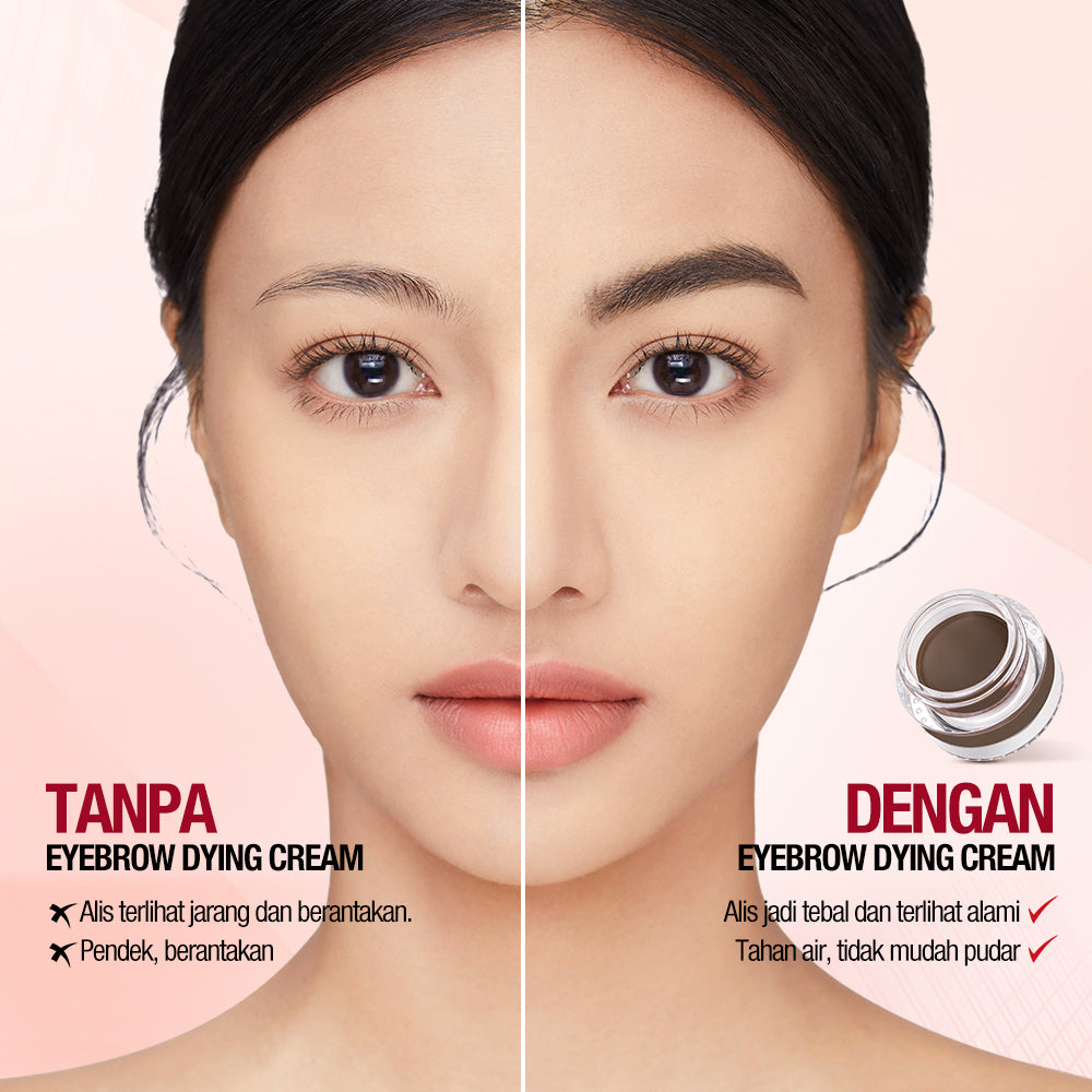 Natural Waterproof Eyebrow Dying Cream