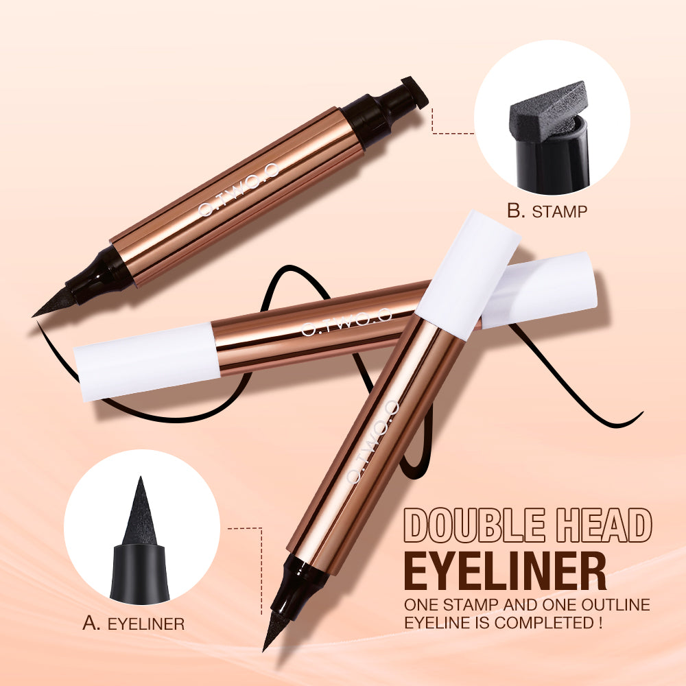 2 In 1 Eyeliner Black +Eyelash Curler