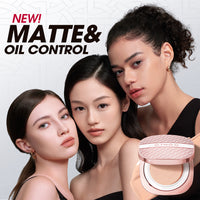 Haute Matte Mesh Cushion Cream High-Density Mesh Plant Extract Formula Waterproof Oil Control