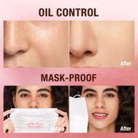 O.TWO.O Bedak Padat & Concealer Set 2PCS Full Coverage Waterproof Oil Control Long Lasting Matte Finish