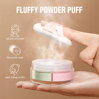 Oil Control Matte Three Grid Filter Loose Powder