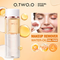 Water-Oil Dual-Phase Makeup Remover VC Essence Brighten skin Gentle Non-Irritating