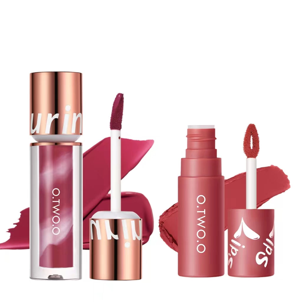 Two Piece Lip Glaze Set Ultra Stay Lolepop Matte Lipstick Lipcream