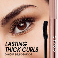 Haute Volumizing Waterproof Mascara High-definition Eyelashes Glamorous Hold Waterproof Smudge-resistant