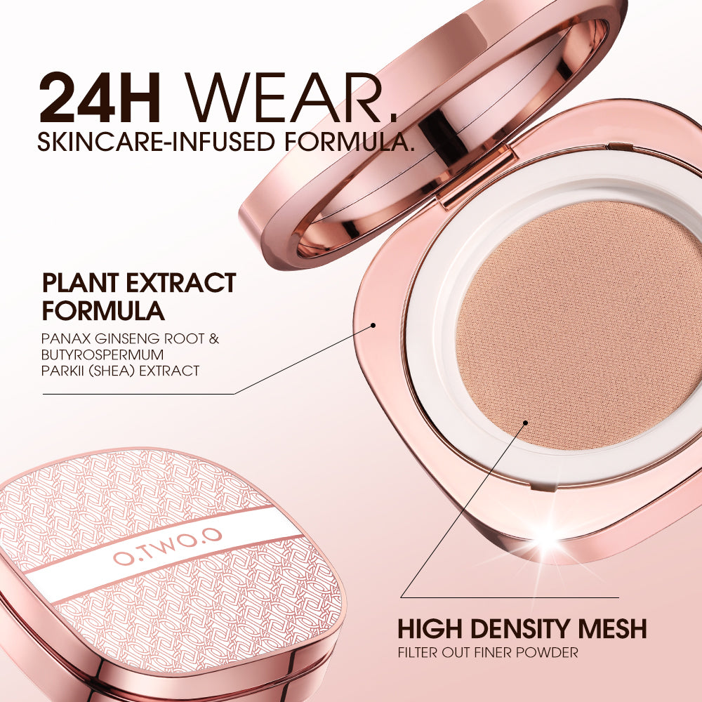 Haute Matte Mesh Cushion Cream High-Density Mesh Plant Extract Formula Waterproof Oil Control