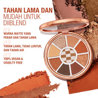 Palet Eyeshadow Warna Love Mark 9