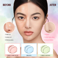 Oil Control Matte Three Grid Filter Loose Powder