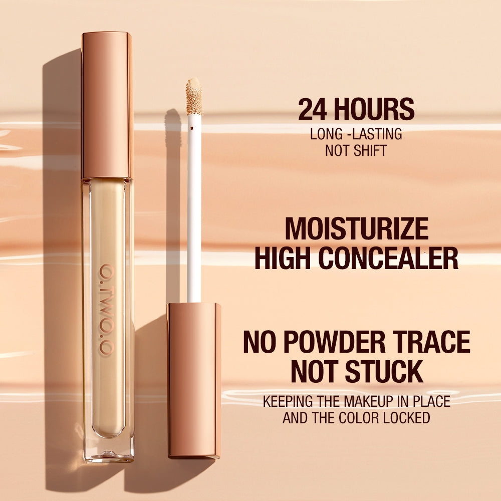 O.TWO.O Bedak Padat & Concealer Set 2PCS Full Coverage Waterproof Oil Control Long Lasting Matte Finish