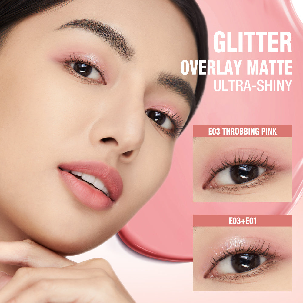 Quick-Dry Matte Explosive Shimmer Fine Shimmer Colour Lock Powder Mist Liquid  Eyeshadow