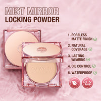 O.TWO.O Bedak Padat & Concealer Set 2PCS Full Coverage Waterproof Oil Control Long Lasting Matte Finish