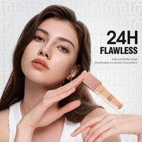 Haute All Day Coverage Foundation Couture Matte Oil Control Long-Lasting Makeup High-Definition Mist Makeup