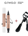 2 In 1 Eyeliner Black +Eyelash Curler